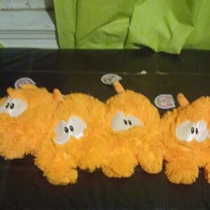 Orange Plush Inflatible Furry Friends